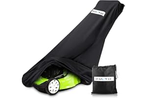 HAYCOVER Rasenmäherabdeckung, 300D Oxford, wasserdicht, Anti-UV, staubdicht, wetterfest für Rasentraktor, Staubschutz, Wetterschutzhülle, Schutzhülle mit Kordelzug und Transporttasche.