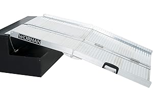 RAMPNGO WORHAN 1.22m Rampe Alu Pliable Valise Aluminium Pour Fauteuil Roulant Chargement Scooter Plate-Forme NEUF R4