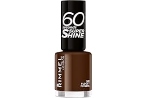 Rimmel - Vernis à Ongles 60 Seconds Super Shine Rita Ora Shades of Black - Ultra Brillance et Longue Tenue - Séchage Rapide - 901 Darkest desire - 8ml