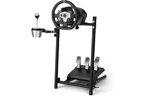 DIWANGUS Steering Wheel Stand Foldable for Logitech G29/G920/G923, Racing Wheel Stand with Adjustable Height,Gaming Wheel Stand Fit for Thrustmaster T300/T150/T248 PS5 PS4 XBOX