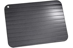 Zwenjuan Schnelles Auftautablett,Auftaubrett,Auftautablett für Gefrorenes Fleisch,Auftauplatten Auftauen Tablett zum Schmelzen von Fleisch Effizientes Auftauen von Fleisch und Gemüse 29.5 * 20.8mm