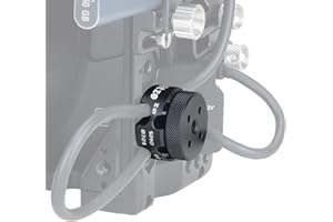 Nitze Camera Cable Clamp Aleación de Aluminio para HDMI/SDI/USB-A/USB-C, Abrazadera de Cable Camera Universal Compatible con Cables de 2-7 mm de Diámetro, Compatible con Sony A7IV FX3 Cage - PE29