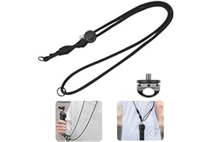 PUSKAFT Nylon Verstellbarer Kameragurt Neckstrap für DJI OSMO Pocket 3/Action 5 Pro/Action 4/Action 3/INSTA360 X5 X4 X3 X2/GO 3S/GO 3/Gopro Series/Ace Pro 2/Ace Pro, Schnelllösender Schultergurt Tragegurt