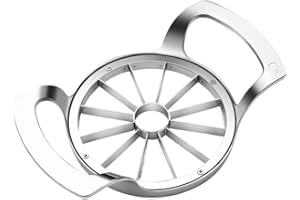 JVHLOV Pomme Acier Inoxydable,Trancheuse de Pomme,Vide Pommes Inox Couper Poires, Eplucheur de Pommes 12 Lames, Idéal pour les Pommes et les Poires
