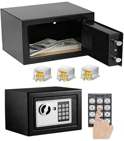 8.5L Wasserdichter Safe - Digitaler Tresor Mit Zahlenschloss 31x20x20cm