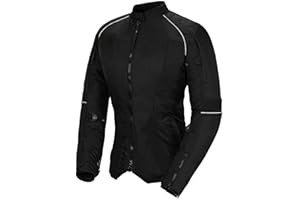 newfacelook Pour Femme Moto Veste Codura Dames Imperméable Bike Protection