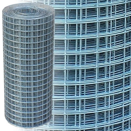 10 Meter Rolle Maschendraht Zaun Gitter Käfiggitter Dachszaun Drahtzaun Schutz Nagetiere Maschenweite 25,4 x 50,8 mm (Höhe 100 cm) - 3