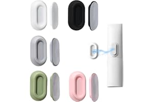 Scettar 5 Pcs Magnetic Remote Control Holder, Self Adhesive Punch-Free Wall Mount Remote Control Holder, Remote Holder for Office, Home Air Conditioner and Tv Remote Control Storage(Multicolor)