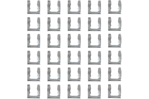 Visxcnu 30 Stück Auto Bremsschlauch Klemmen Metall Bremsleitungs Halter Bremsleitung Halter Autos Lkw Fahrzeugteile Karosserie Bremsleitung Halter Bremsleitung Kabel Klemme Bremsschlauch Klammer