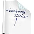 HOME13 White Board Wall Sticker Removable Self Adheisve White Borad Wallpaper with Marker for Home School Office College (24x80 Inch)