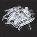 MAKARTT® 500pcs Nails Tips Oval Full Cover Clear Color False Acrylic Nail Art Tips 10 Sizes Perfect Length for Nail Salons and DIY Nail Art at home