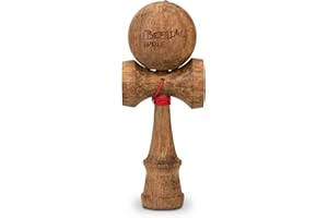 BESTIAL WOLF Bambou Boule à nœud Kendama Unisexe, Marron, Taille Unique