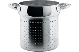 Alessi - SG306 - Mami Cestello traforato per Pasta-set in acciaio inossidabile 18/10 lucido.