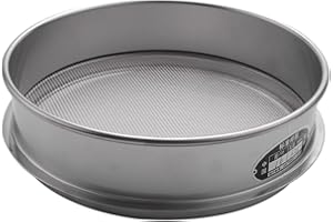 DROPFREE Setaccio da giardino in acciaio setaccio enigmistico setaccio per terreno a rete strumento filtro setaccio a rete rotonda per sabbia setaccio 20 cm x 20 cm x 5 cm,