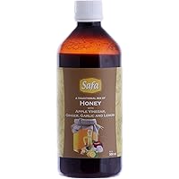 Safa Honey with Ginger, Garlic and Lemon Apple Cider Vinegar, 500ml