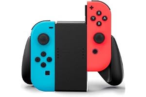T Tersely Switch Grip Handle Bracket for Nintendo Switch Joycon | Comfort Grip Holder Hand Grips for Joycon Controllers Black Color Not for Switch 2