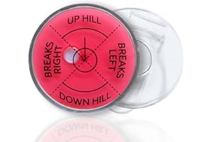 Fraser Fitness Golf Green Reader Level Ball Marker with High Precision Putting Green Reading Aid | Level Head Golf Marker With Bubble Level Golf Secret Santa| True Aim Ball Marker