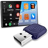 Carlinkit iPhone i&ccedil;in Mini Ultra CarPlay Kablosuz Adapt&ouml;r, Kablosuz Android Otomatik Adapt&ouml;r, Kablolu Kablosuz CarPlay ve And