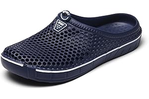 YUKTOPA Men's Women's Garden Clogs Shoes Quick Drying Rain Sandals Non Slip Beach Pool Slippers Indoor Outdoor Mules