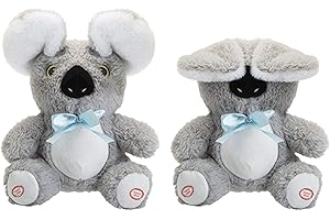 Peekaboo Jouet en peluche douce parlante et chantante pour enfants - Cadeau de qualité (koala)