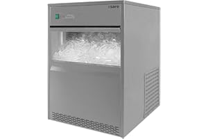 Saro Máquina de hielo EB 26/230 V/1 Ph/0,22 kW/sistema de circulación/acero inoxidable