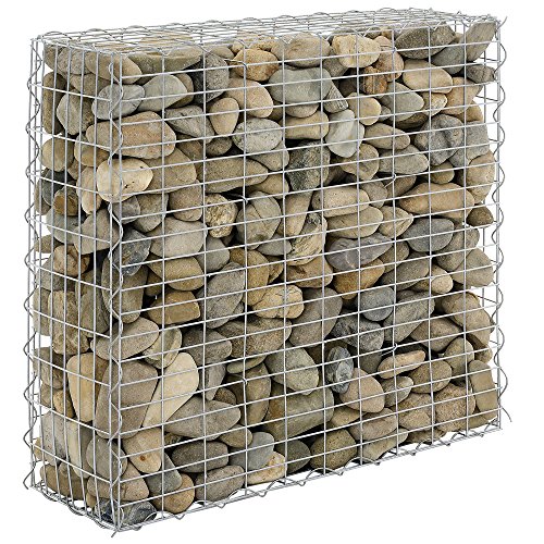 [pro.tec] 1x Gabione (100 x 100 x 30 cm) Steingabione / Steinmauer / Steinwand / Spalier / - 3
