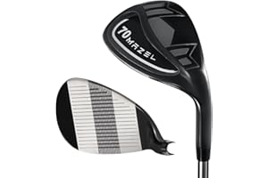 MAZEL Golf Wedges 68,70,72 Degree Golf Lob Wedge 35 Inch Right Handed, CNC Milled Face Sand Wedge Golf Club for Men