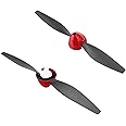 BGGZZG 2 Pcs Propeller/Fit For Eachine Mini Mustang P-51D RC Airplane Spare Part 130X70mm Propeller Set With 2pcs Propeller Protector Mount