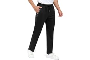 Csqtongan Jogginghose Herren Baumwolle Sporthose Lang Sport Hose Trainingshose Laufhose Jogginghosen Sweatpants Hosen mit Gummizug für Herren