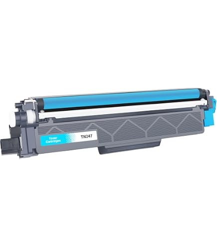 Toner Cyan TN247 Compatible Brother – Pour Imprimantes MFC-L3750CDW, DCP-L3510CDW, HL-L3230CDW Et Autres Modèles – Environ 2300 Pages