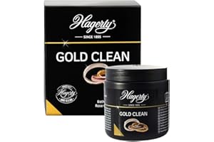 Hagerty Gold Clean Bath 170 ml I Effective Jewellery Immersion Bath for Cleaning Yellow Gold White Gold & Rose Gold I Gold Jewellery Cleaner for a renewed Shine I incl. Immersion Basket
