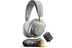 SteelSeries Arctis Nova Elite – Trådlöst högupplöst gamingheadset – 96kHz/24bit – Högtalare i kolfiber – ANC – AI-brusred.
