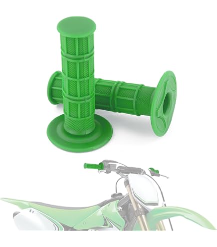 Poignées Universelles EMIG MX Pour Moto, GP Dirt Pit Bike, Grips En Caoutchouc Noir, Remplacement Guidon