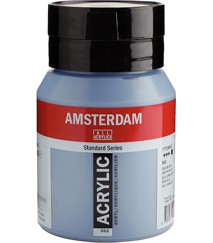 Amsterdam Acrilico Serie Standard Vaso 1000ml - Colore Azzurro 551, Pittura Acrilica Per Artisti, Alta Resistenza Alla Luce