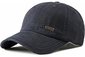 AYPOW Basebollkeps herr 100 % tvättad bomull mjuk vintage herrhatt löpning keps andas justerbar vardaglig utomhus sport visir