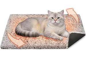 Votoko Selbstheizende Decke für Hunde & Katzen, 70x48cm Wärmematte Heizdeckem, Heizmatte, Katzendecke, Waschbare Hunde Thermodecke für Haustiere