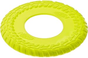 Nerf Dog Frisbee - Frisbee de Goma termoplástica para Perros, Color Azul o Verde, 30,5 cm, 1 Unidad (1 Unidad)