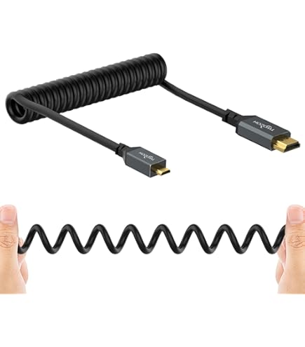 SvediTec Cavo HDMI Adatto Per Fotocamera Digitale Panasonic Lumix DMC-TZ101, Micro D, Contatti Dorati, Lunghezza 2 M - Foto 7