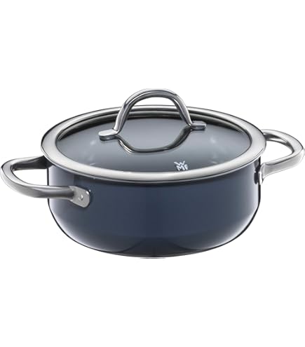 WMF Fusiontec Inspire Grote kookpan, 20 cm, glazen deksel, vleespan, inductie, 3,7 l, high-tech keramiek, krasbestendig, ongecoat, zwart, Made in Germany WMF Fusiontec Inspire Grote kookpan, 20 cm, glazen deksel, vleespan, inductie, 3,7 l, high-tech keramiek, krasbestendig, ongecoat, zwart, Made in Germany