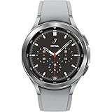 Samsung Galaxy Watch4 Classic 46 mm SmartWatch SmartWatch Acier Inoxydable, Virole rotative, Surveillance Bien-être, Fitness