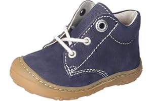 PEPINO Ricosta Mädchen und Jungen Lauflernschuh Cary Kinderboots WMS:Mittel/Weit schnürstiefel Kinderschuhe Booties Leder EU