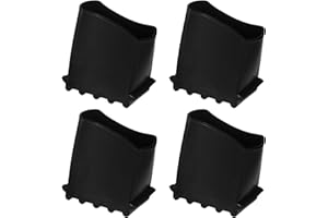 WUISOLQP Piedini in Gomma 50 x 22 mm - Tappi di Protezione Antiscivolo per Scale, Scaletta Universale e Pieghevole - per Lavoratori Domestici