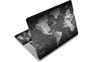 TOLULU Vinilo adhesivo para ordenador portátil de 12; 13; 13,3; 14; 15; 15,4 y 15,6 pulgadas, funda protector artístico (2 reposamuñecas gratis incluidos), decorativo, impermeable desechable, diseño