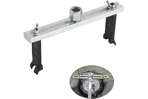 BAVOOTY Strumento per La Rimozione Della Pompa Del Carburant,Pompa Di Carburante Coperchio Serbatoio,Rimuovere Strumento Chiave Regolabile,Strumento di Riparazione Auto per Pompa Del Carburante 23-190 mm