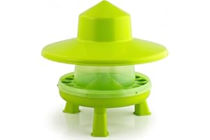 Agrarzone Mangeoire pour poules avec protection contre la pluie 4 kg - distributeur de nourriture résistant aux intempéries pour poules et volailles - mangeoire robuste pour poules - facile à nettoyer