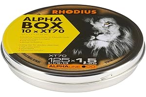 RHODIUS XT70 | 10 Stück Ø 125 mm x 1,5 mm | Trennscheibe Metall | Extra dünn| für Winkelschleifer, Edelstahl, INOX, Stahl, Eisen, Hartmetall