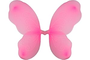 Topkids Accessories Grandes ailes de fée pour adultes et grands enfants, costume de fée clochette, ailes de fée des dents pour enfants