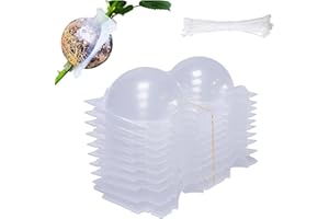 RIZTGAE 10PCS Germoir Boule de Marcottage Aerien, Godets de Repiquage Germer Pour Plante Germer Intérieur Extérieur Matériel Pour Serre et Semis Bouturage Boule Marcottage Germination Mini Serre Pour Semis