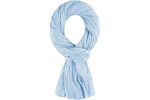 ALLEE DU FOULARD Pañuelo Cabeza Mujer Elegante 100% algodón 200x110 Cm - Bufanda Color Sólido para Primavera, Otoño e Invierno - Fular, Chal, Mantón, Estolas y Cachecol - Bufandas y Chales para Mujer