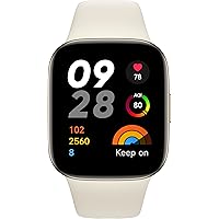 Xiaomi Redmi Watch 3, Noir, écran AMOLED 1,75", appels téléphoniques Bluetooth, 12 Jours d'autonomie, Surveillance de la sant
